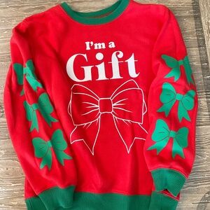 Women’s Christmas Sweatshirt, size L